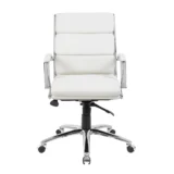 Boss Executive CaressoftPlus Chair with Metal Chrome Finish – Mid Back