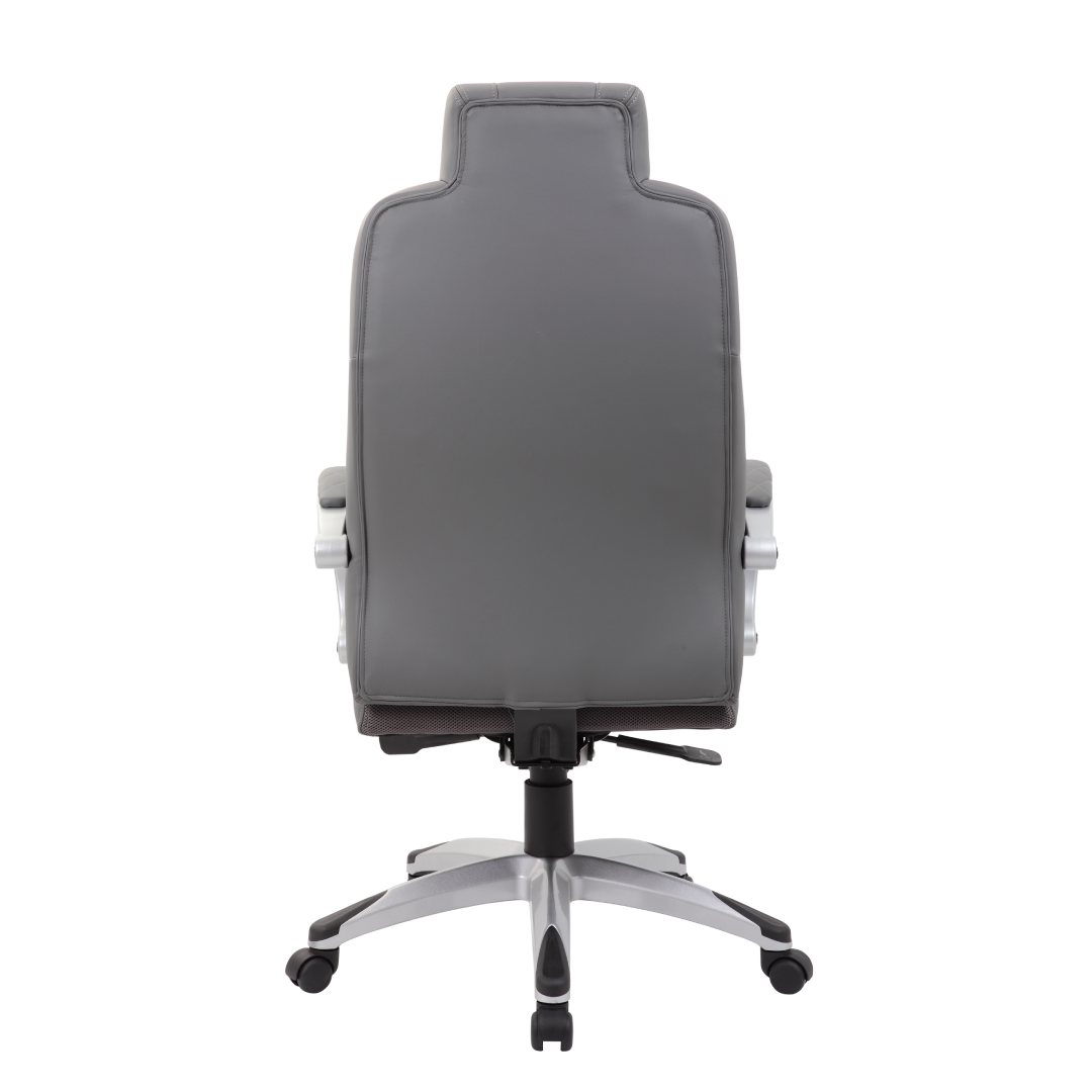 Boss Executive Hinged Arm Chair – Grey