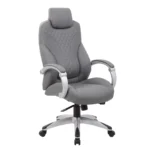 Boss Executive Hinged Arm Chair – Grey
