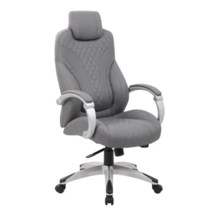 Boss Executive Hinged Arm Chair – Grey
