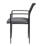 Boss Stackable Mesh Guest Chair – Grey